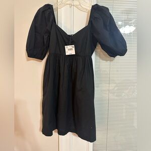 American Eagle Outfitters Black Babydoll Dress